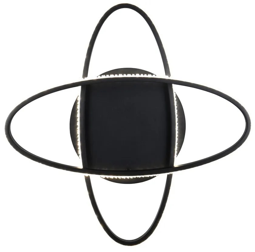 Fekete LED mennyezeti lámpa Lane – Trio