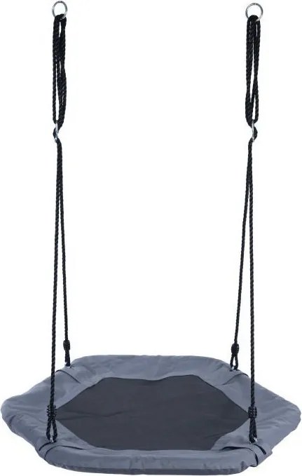 Ecotoys Hatszögletű hinta Gólyafészek Szürke (átmérő 92 cm)