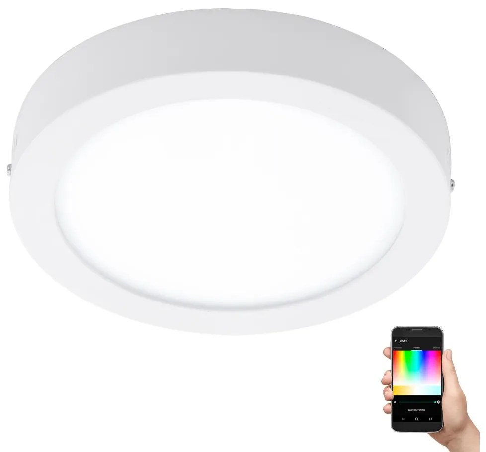 Eglo Eglo 96669 - LED RGBW Dimmelhető mennyezeti lámpa FUEVA-C LED/15,6W/230V BT EG96669