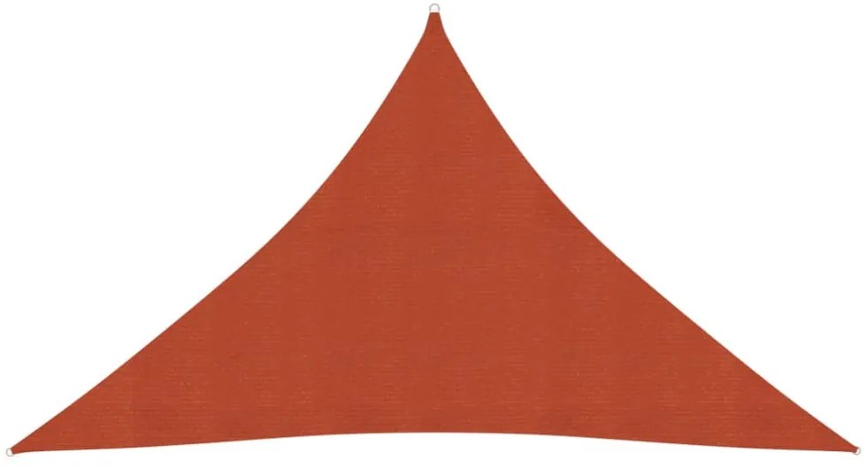 terrakotta HDPE napvitorla 160 g/m² 3,5 x 3,5 x 4,9 m