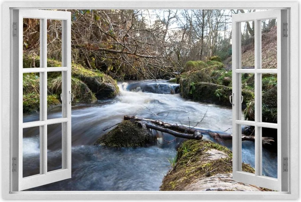 Poszterek 120x80 Okos hegyi folyó