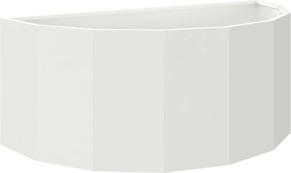 vidaXL Növénytartó Fehér 90 x 45 x 35 cm Acél