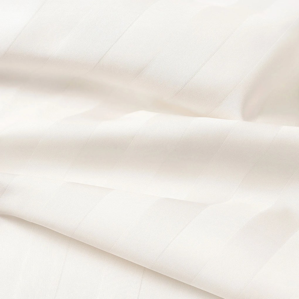 Goldea ünnepi damaszt reggeliző alátét - krémszínű csíkos - 2db 30 x 40 cm