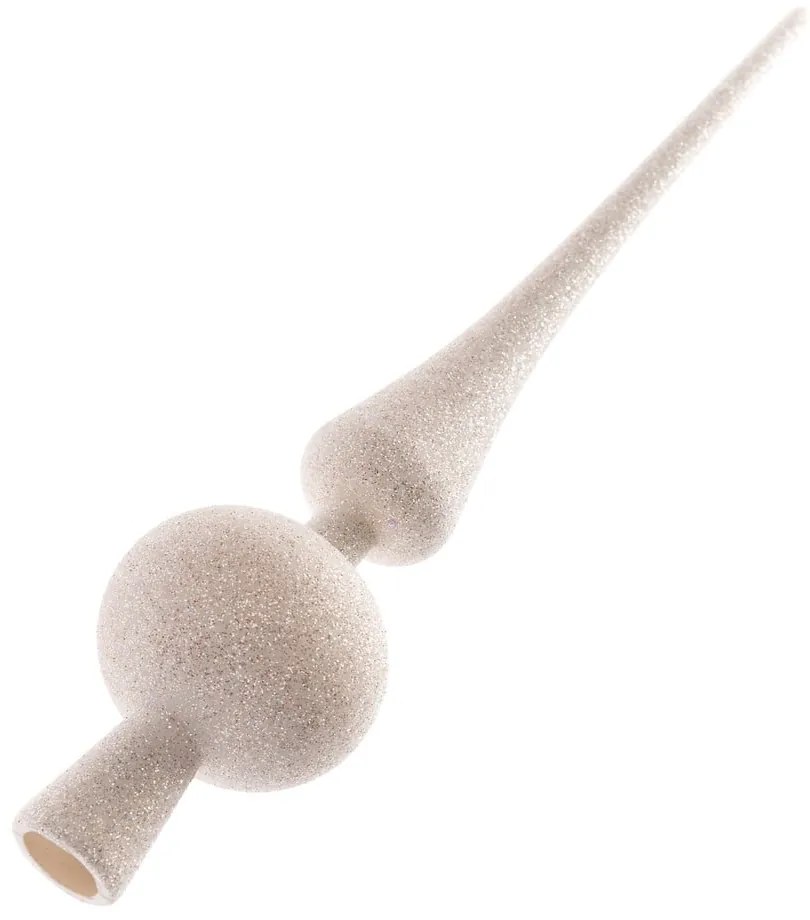 Karácsonyfa csúcsdísz 28 cm Champagne – Dakls