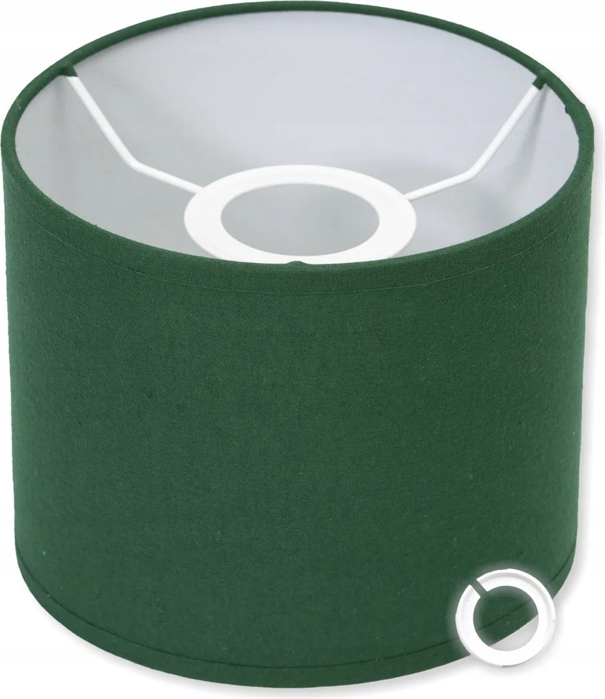 Modern Lámpaernyő 22 cm Palackzöld lámpabúra