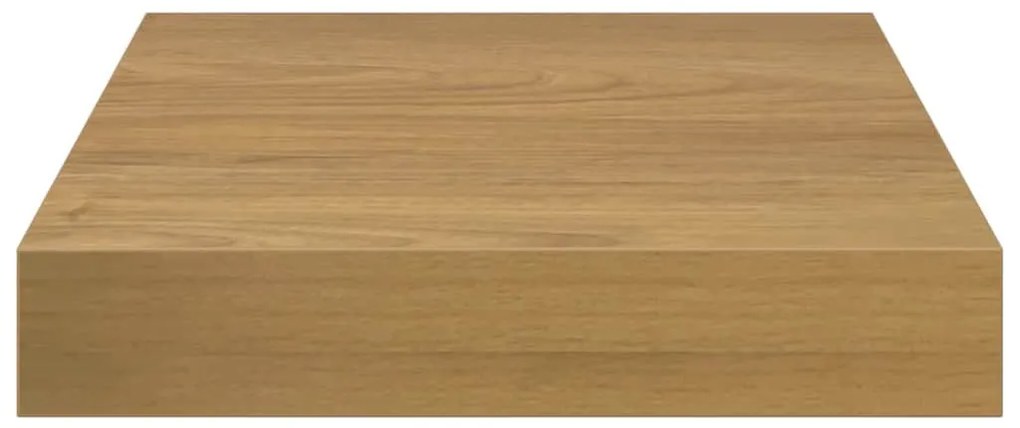 vidaXL Falpolc Falra szerelhető 2 pcs Barna 23 x 23,5 x 4 cm Faanyag