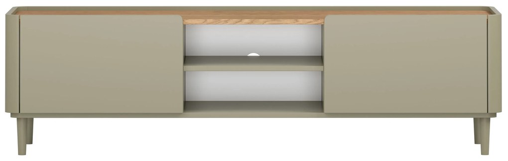 Elivo lábas TV szekrény 170 cm - eukaliptusz / baltic dune tölgy