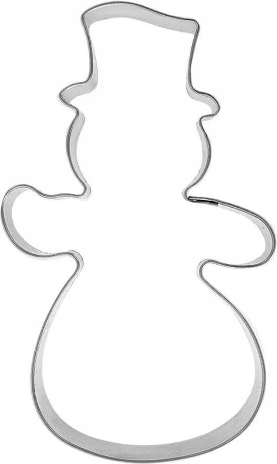 Hóember lyukasztó keksz lyukasztó forma mézeskalács keksz