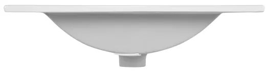 COMAD UM-CFP LAVA 60D - Beépíthető LAVA mosdó 61x46 cm kerámia, fényes fehér