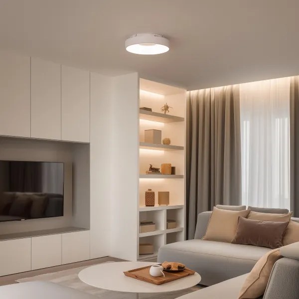 Brilagi - LED dimmelhető mennyezeti lámpa FALCON II LED/67W/230V Ø 40 cm fehér + távirányító