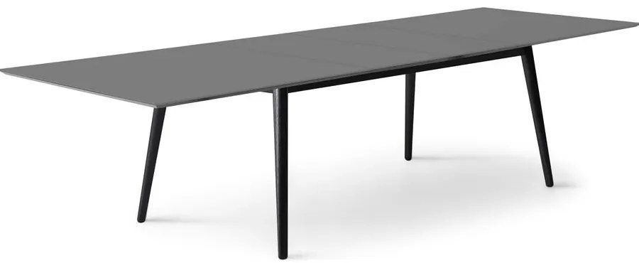 Fekete-antracitszürke bővíthető étkezőasztal 90x165 cm Meza – Hammel Furniture