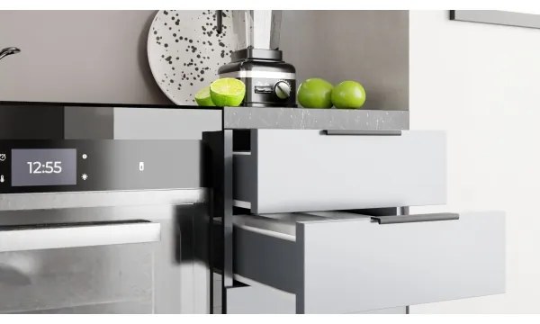 PEARL konyhabútor 240 cm szürke