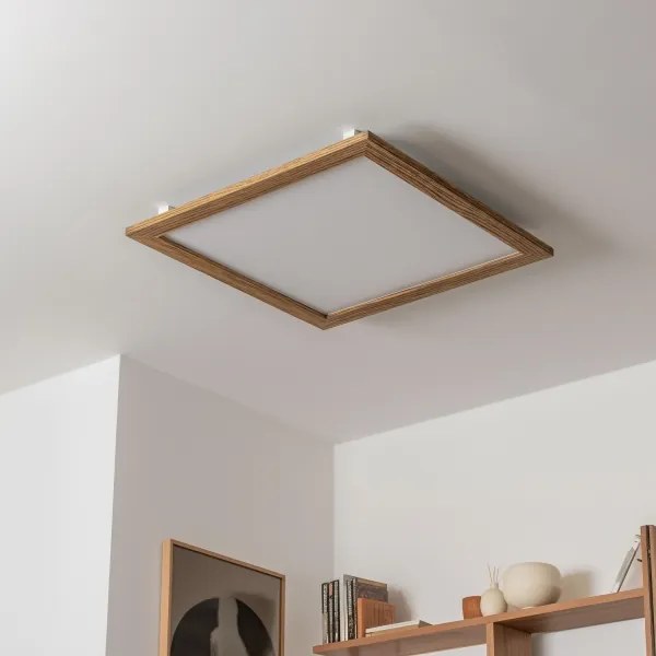Eglo - LED felületre szerelhető panel SALOBRENA LED/31W/230V barna