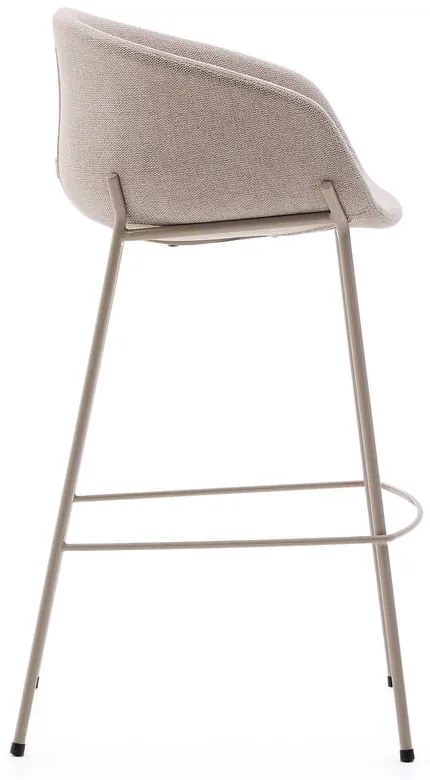 Bézs bárszék (ülésmagasság 75 cm) Yvette – Kave Home
