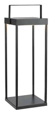 Fekete napelemes-USB kültéri LED lámpás (magasság 53 cm) Pure – Markslöjd