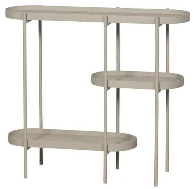 Fém tárolóasztal 28x90 cm Noan – WOOOD