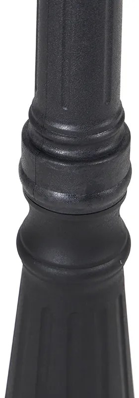 Klasszikus lámpa fekete 3 lámpás IP44 - Capital