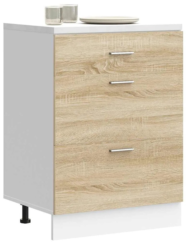 vidaXL “Lyon” konyhai alapszekrény Sonoma Oak Engineered Wood
