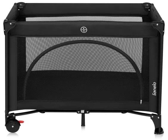 Lionelo - Utazóágy LAURA fekete karbon