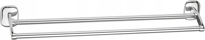 Aqualine Rumba dupla akasztó 600mm króm RB111