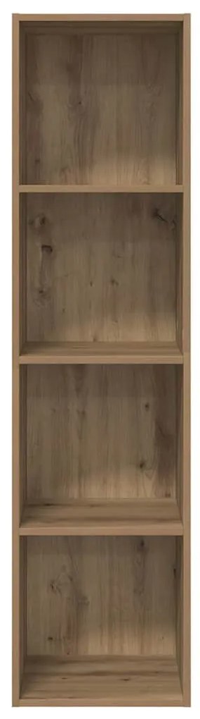 Fali TV szekrény kézműves tölgy 37 x 37 x 142.5 cm Faanyag