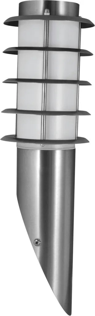 POLUX 204509 SERENA Modern Kültéri Fali Lámpa Ezüst E27 IP44