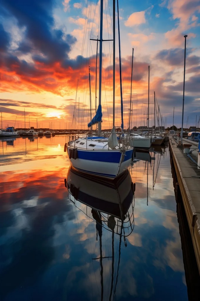 Poszter 40x60cm Naplemente Marina