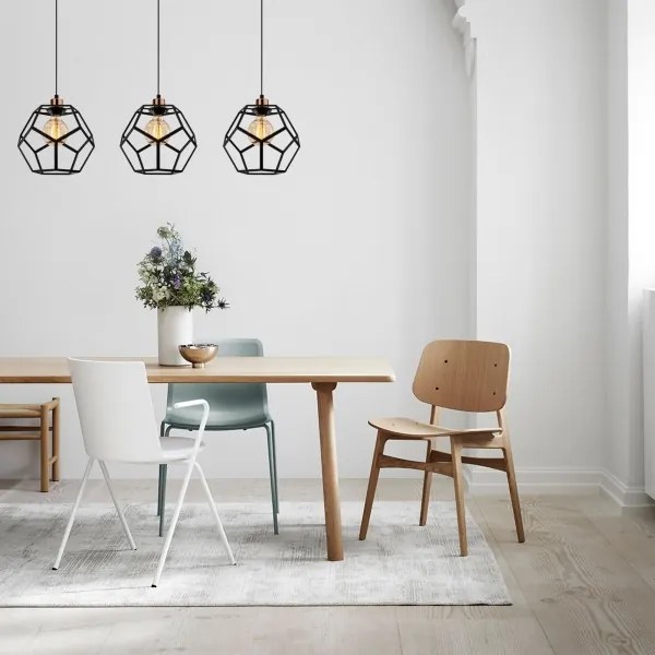 Csillár zsinóron DEGIRMEN 3xE27/100W/230V