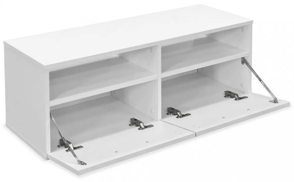 fehér faforgácslap TV szekrény 95 x 35 x 36 cm