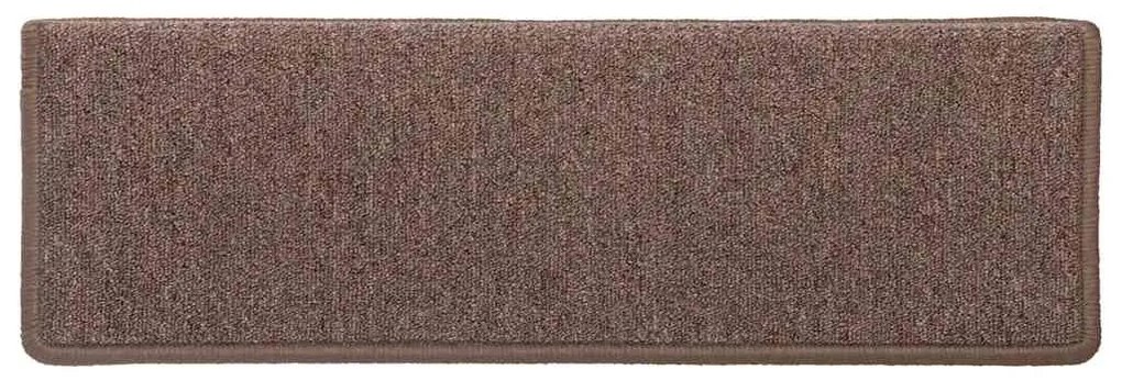30 db barna lépcsőszőnyeg 65 x 21 x 4 cm
