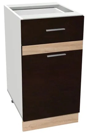 Salandra egyfiókos alsó konyhaszekrény IC 40 Dark sonoma N