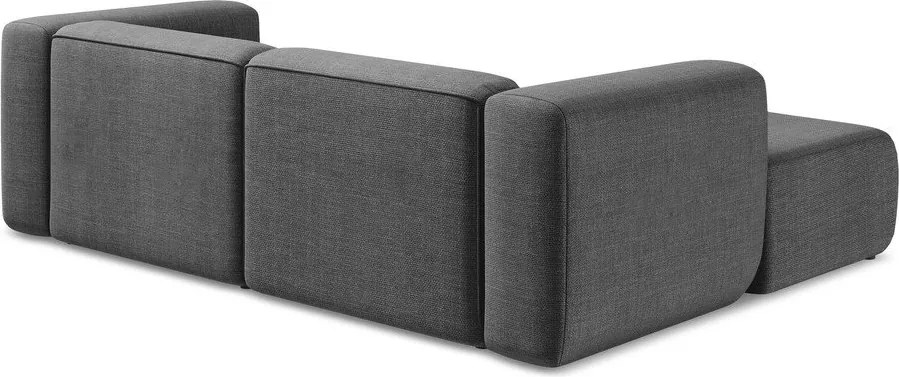 Szürke sarokkanapé (bal oldali-heverő résszel) Ekahi – Makamii