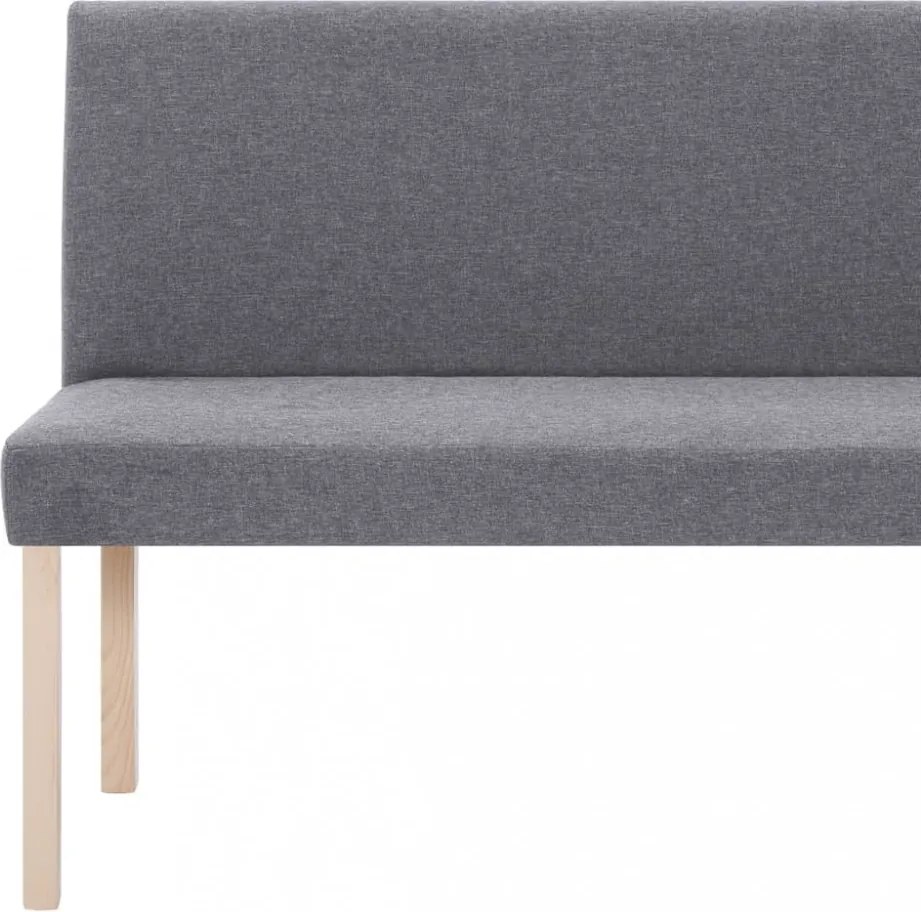 világosszürke poliészter pad 139,5 cm