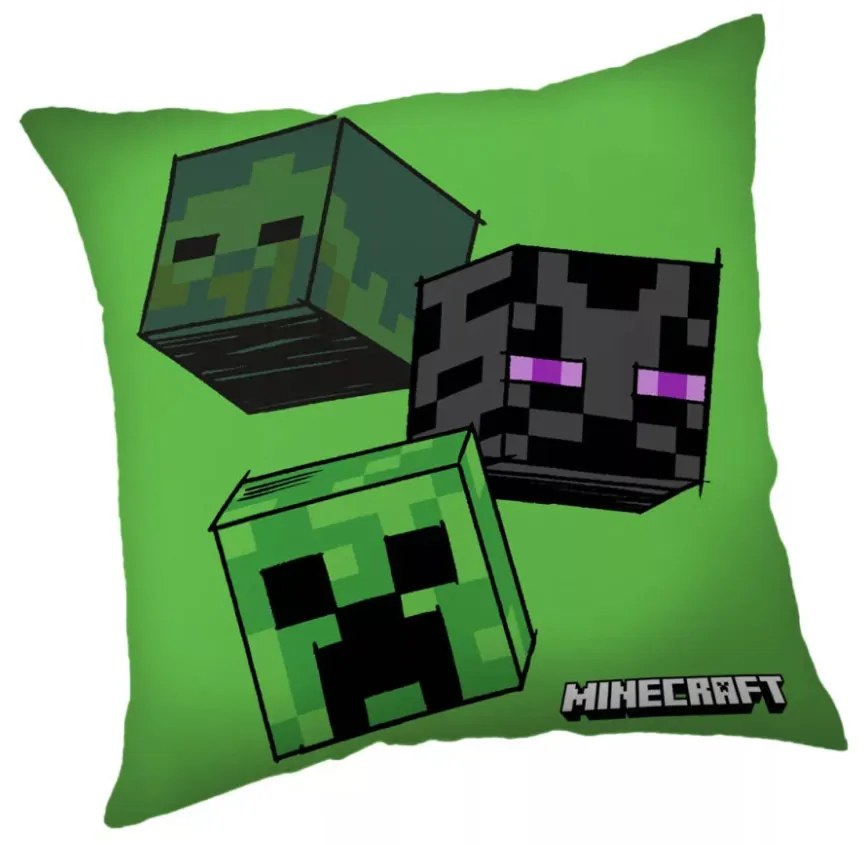 Minecraft Mobs párna, díszpárna 40x40 cm