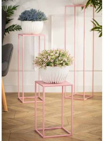 Virágállvány 40x24 cm rózsaszín