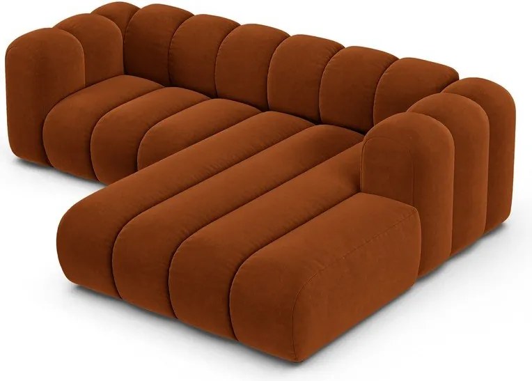 Narancssárga sarokkanapé (jobb oldali) Lupine – Micadoni Home