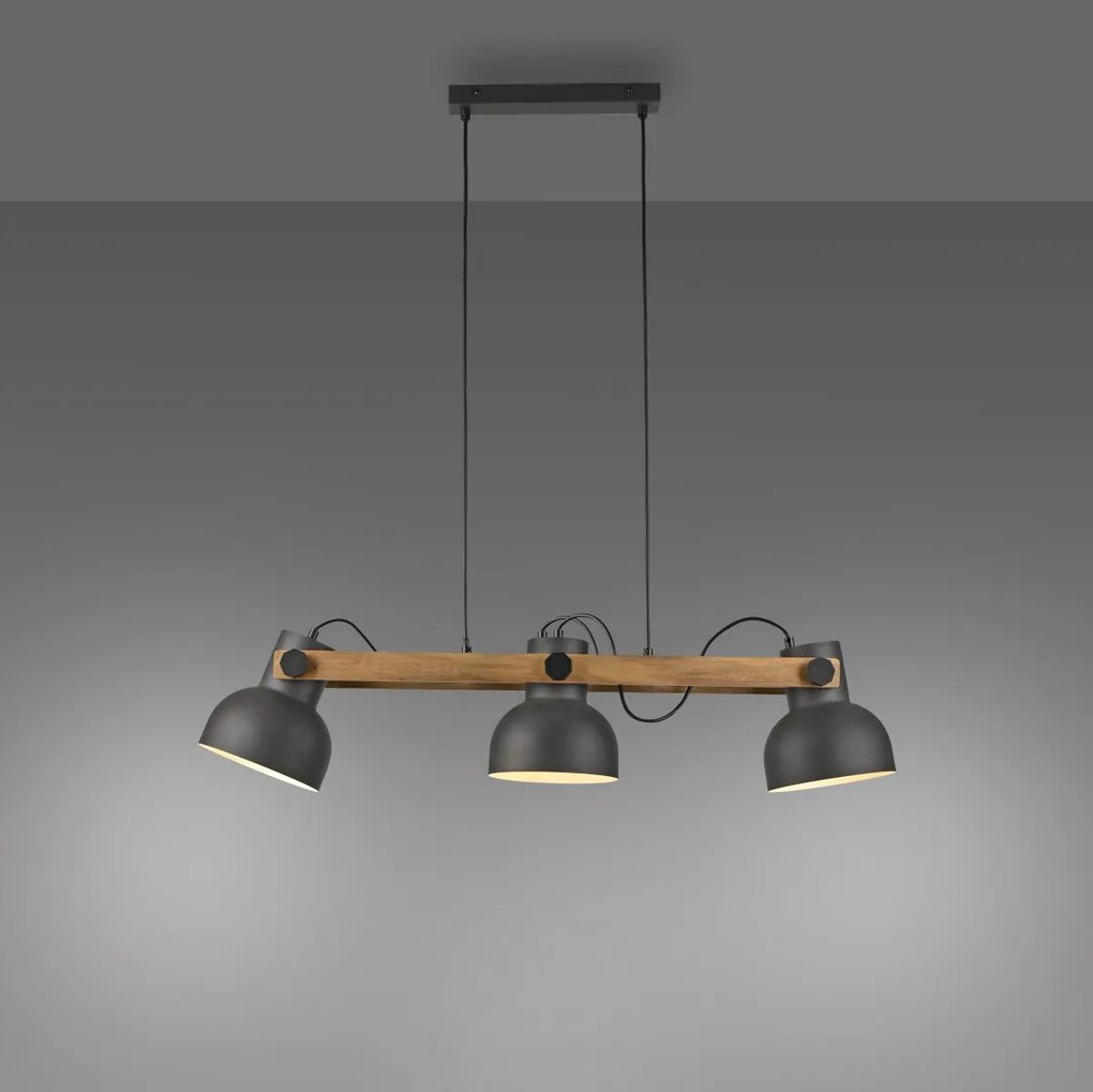 Paul Neuhaus loft függeszték cup 2.0 fekete fa pln15743-18