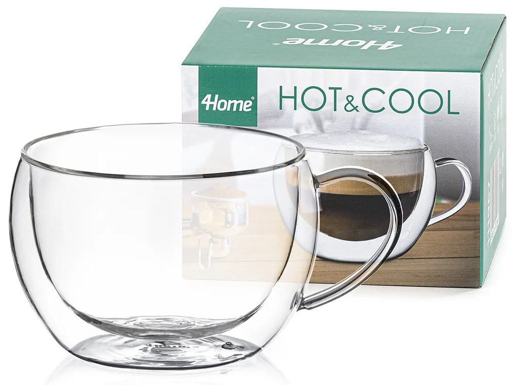 4Home Thermo pohár Big cappuccino Hot&Cool 500 ml, 1 db