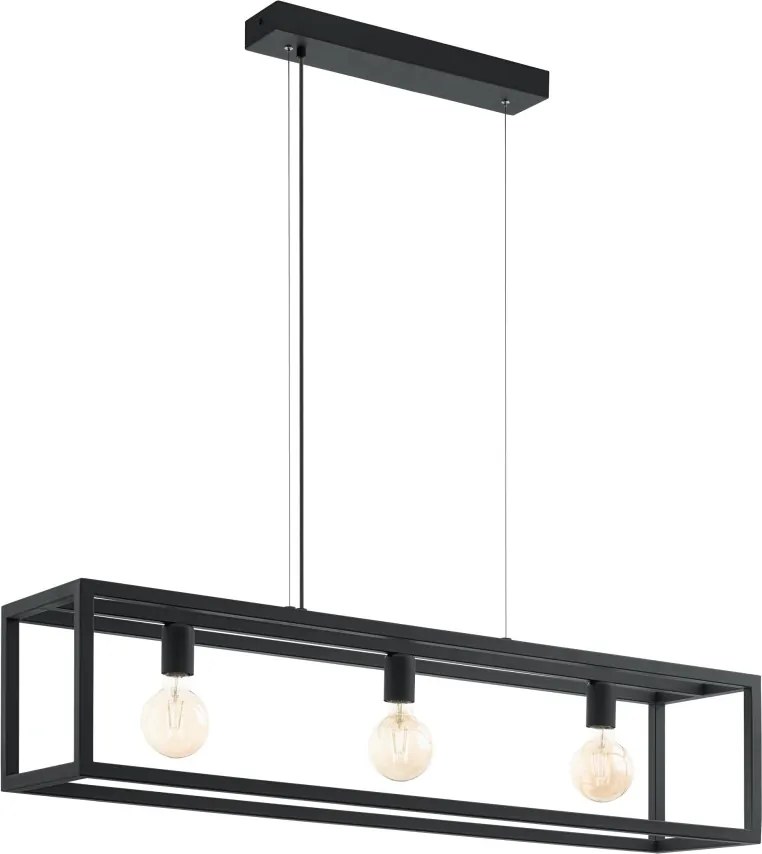 Eglo ELSWICK 49564 Függőlámpa 3x60W/E27