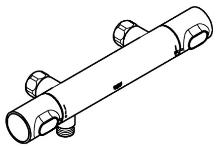 GROHE 34799000 - Termosztátos zuhanycsaptelep PRECISION FLOW DN 15 króm