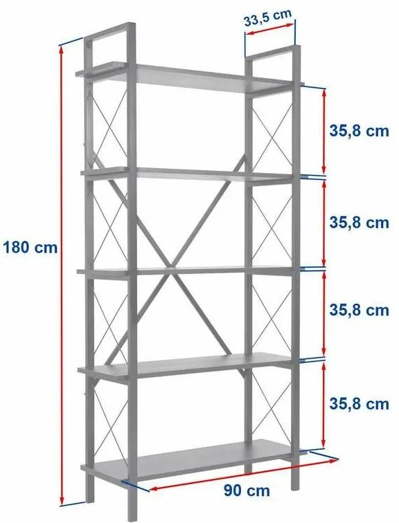 Elysian Black polcállvány