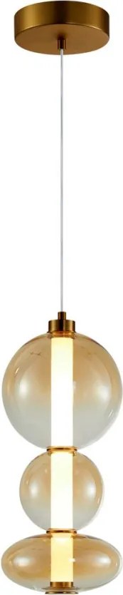 Italux Sonte PND-24352V-24W-AB-AMB Függőlámpa 1x24W/LED 3000K 2686lm IP20