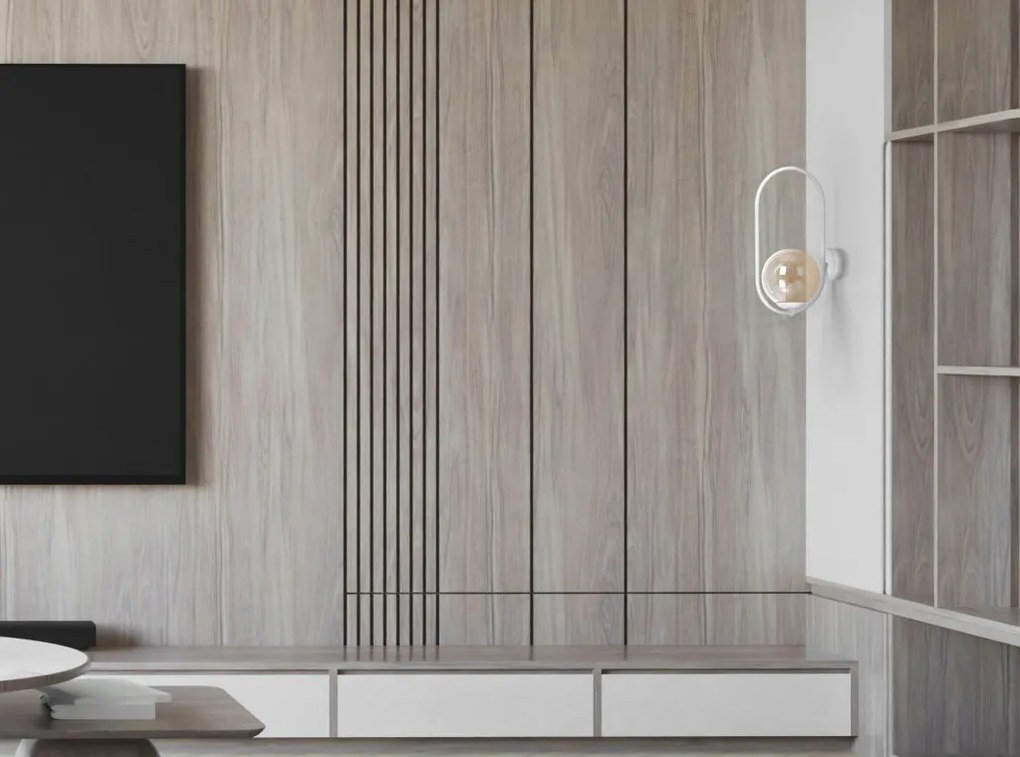 KAJA K-5308 ALMA Fehér Színű Fali Lámpa 1xE14 10W IP20
