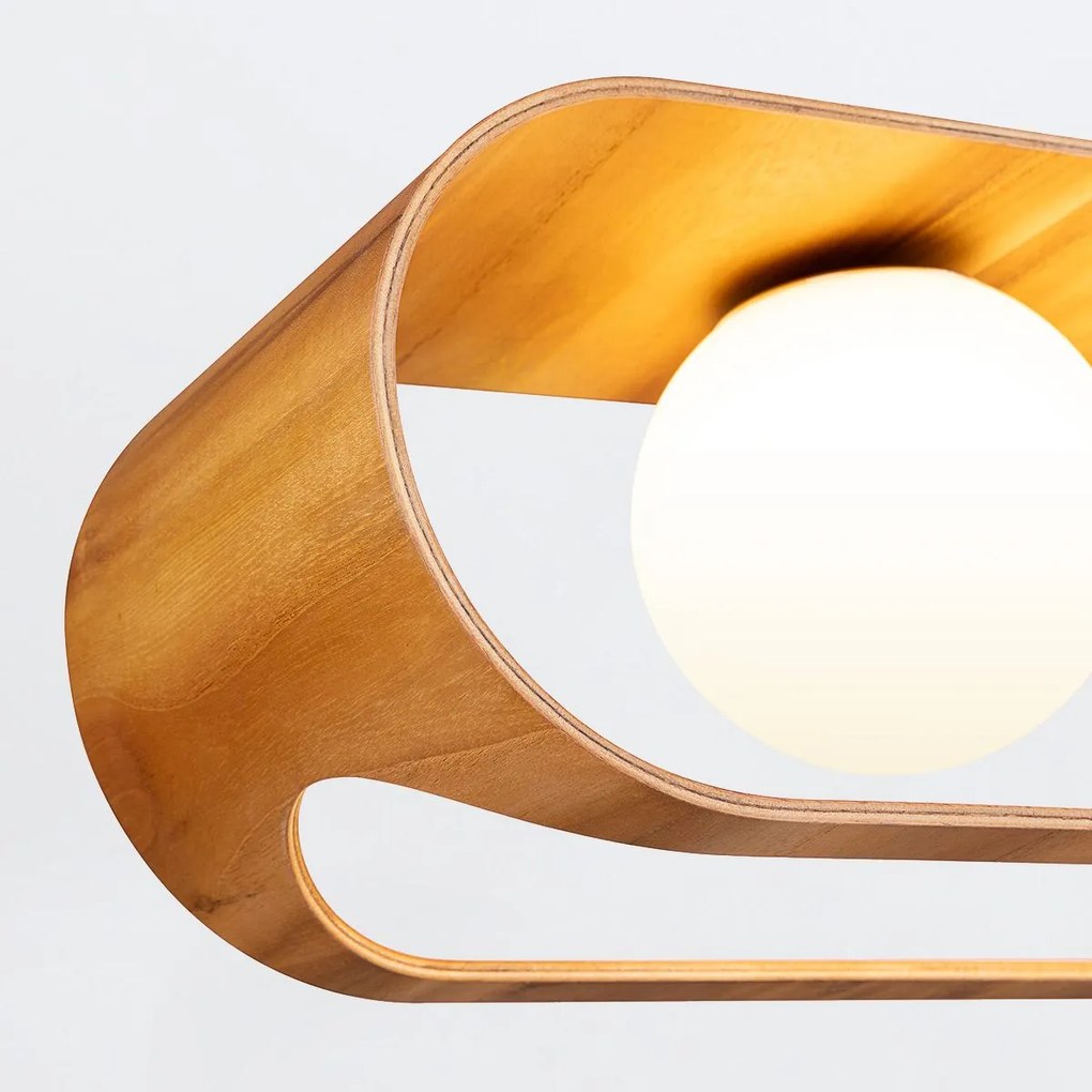 Quintiesse modern skandináv függeszték sfera fa elsqn-sfera-3p-teak