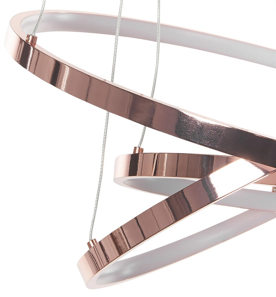 Rosegold fém LED függőlámpa ATREK Beliani