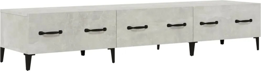 vidaXL betonszürke szerelt fa TV-szekrény 150 x 34,5 x 30 cm