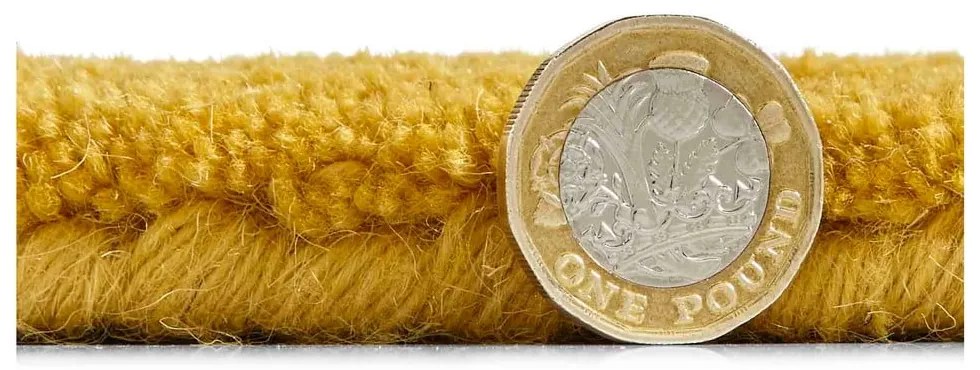 Kasbah mustársárga gyapjú szőnyeg, 120 x 170 cm - Think Rugs