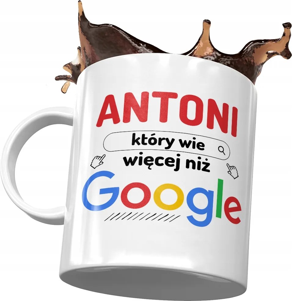 Bögre Antal Barát Kolléga Ajándék Nyomtatott Fotóval