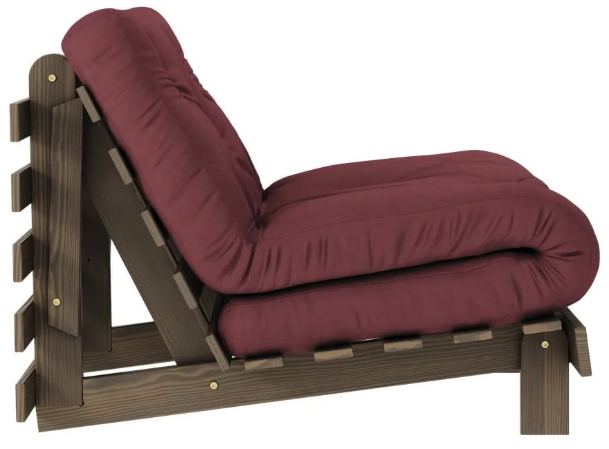 Borvörös fotel Roots – Karup Design