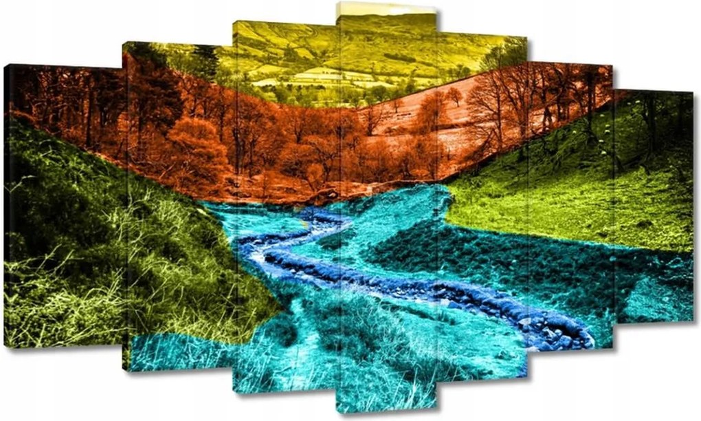 Festmények 140x80 Hegyi táj Tájkép